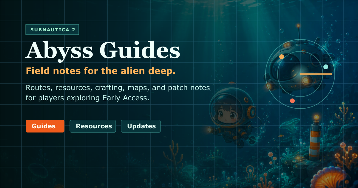 Privacy Policy | Abyss Guides - Survival Game Guides, Maps, and Tools